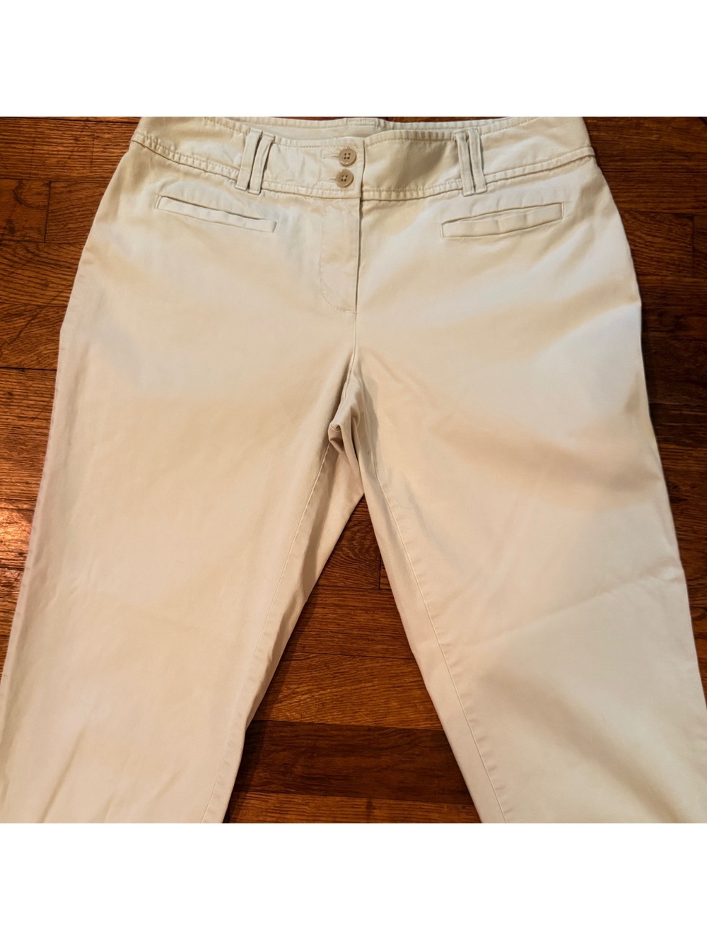 Ann Taylor LOFT Beige Jellie Capris  Size 4 Dress Pants